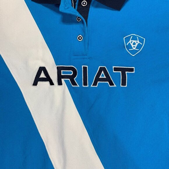 Ariat Taryn Short Sleeve Embroidered Logo Polo Shirt - Picture 2 of 8